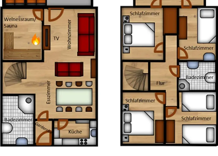 Waldfee Mit Eigener Sauna 基希海姆
